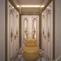 التصميم الداخلي لغرفة الملابس