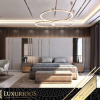 التصميم الداخلي لغرفة النوم الرئيسية