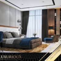 التصميم الداخلي لغرفة النوم الرئيسية