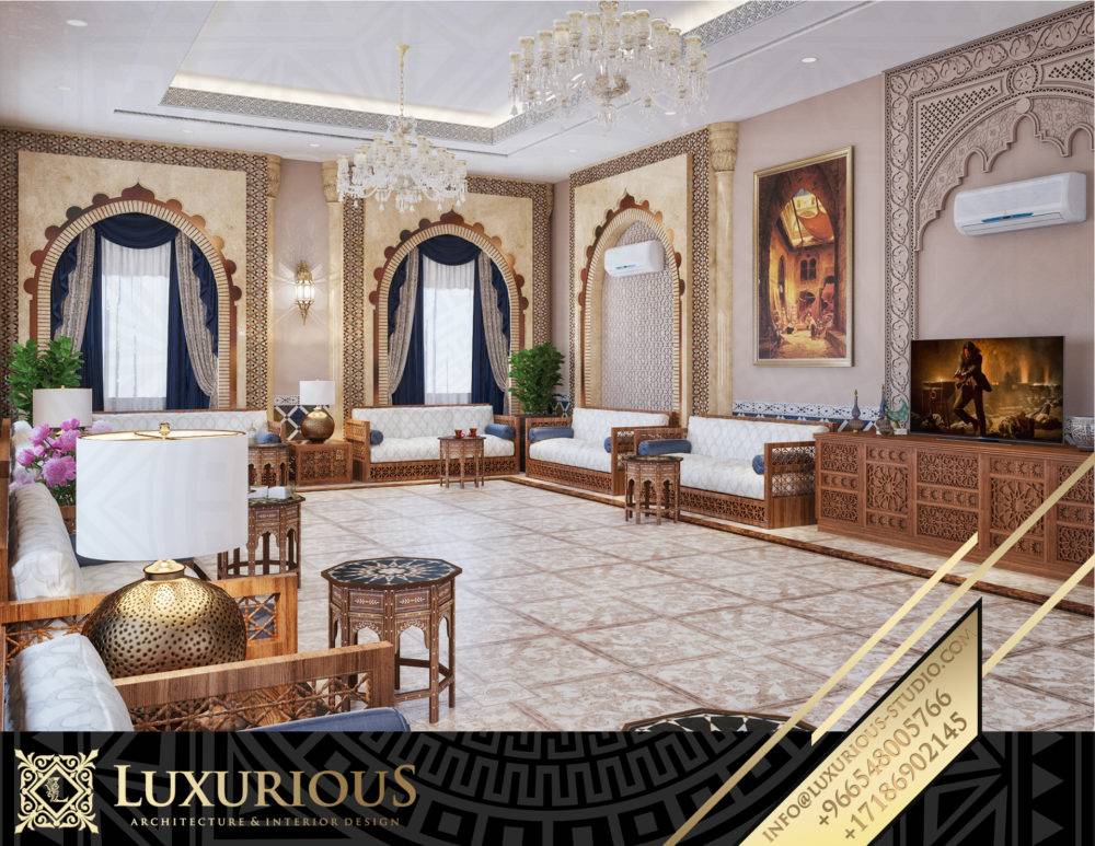 MOROCCAN MAJLIS DESIGN تصميم مجلس مغربي - تصميم داخلي في السعودية تصميم ...