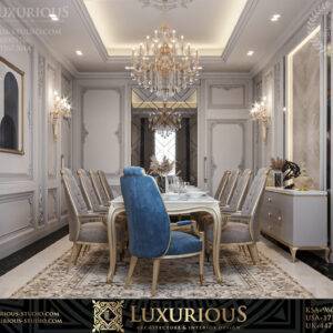 DINING ROOM INTERIOR DESIGN التصميم الداخلي لغرفة الطعام
