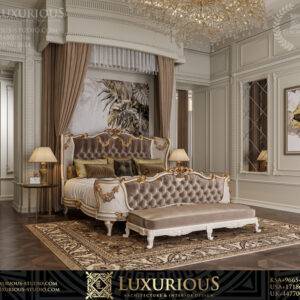 MASTER BEDROOM INTERIOR DESIGN التصميم الداخلي لغرفة النوم الرئيسية