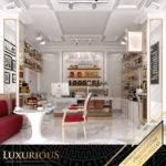 تصميم داخلي للمحلات التجارية