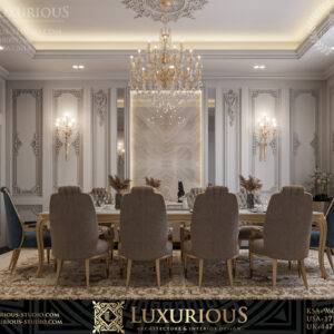 DINING ROOM INTERIOR DESIGN التصميم الداخلي لغرفة الطعام