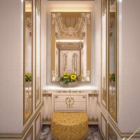 التصميم الداخلي لغرفة الملابس