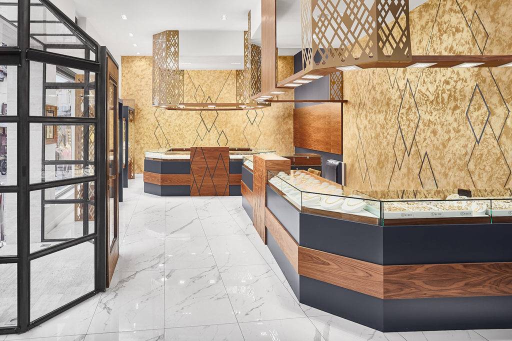 تصميم محل مجوهرات