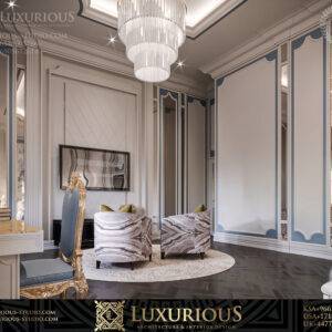 MASTER BEDROOM INTERIOR DESIGN التصميم الداخلي لغرفة النوم الرئيسية