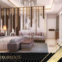 التصميم الداخلي لغرفة النوم الرئيسية