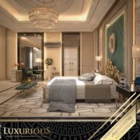 التصميم الداخلي لغرفة النوم الرئيسية