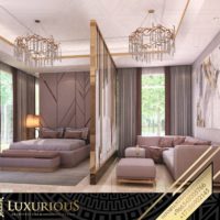 التصميم الداخلي لغرفة النوم الرئيسية