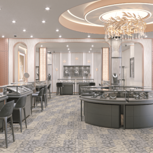 JEWELRY SHOWROOM DESIGN 5 JEWELRY SHOWROOM DESIGN تصميم محلات المجوهرات