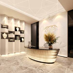 JEWELRY SHOWROOM DESIGN 6 JEWELRY SHOWROOM DESIGN تصميم محلات المجوهرات