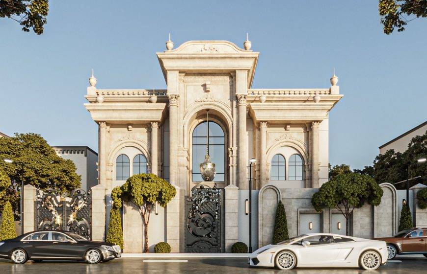 تصميم واجهات كلاسيك