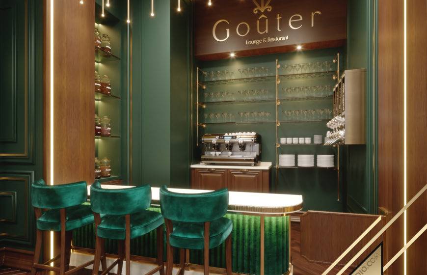 تصميم داخلي مقهى