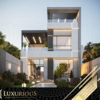 تصميم واجهات فلل مودرن