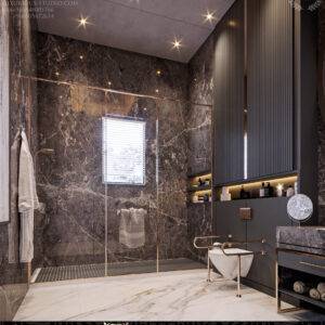 BATHROOM DESIGN تصميم داخلي للحمامات