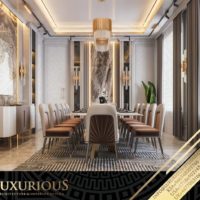 تصميم داخلي غرفة الطعام