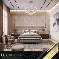 التصميم الداخلي لغرفة النوم الرئيسية