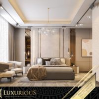 التصميم الداخلي لغرفة النوم الرئيسية