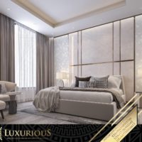 التصميم الداخلي لغرفة النوم الرئيسية