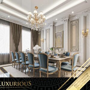 DINING ROOM INTERIOR DESIGN التصميم الداخلي لغرفة الطعام