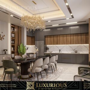 DINING ROOM INTERIOR DESIGN التصميم الداخلي لغرفة الطعام
