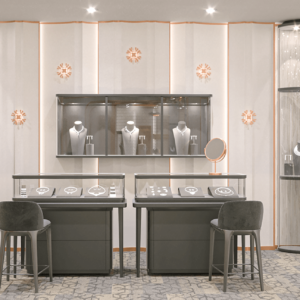 JEWELRY SHOWROOM DESIGN 27 JEWELRY SHOWROOM DESIGN تصميم محلات المجوهرات