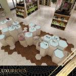 تصميم داخلي للمحلات التجارية