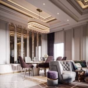 FAMILY LIVING ROOM DESIGN تصميم غرفة المعيشة