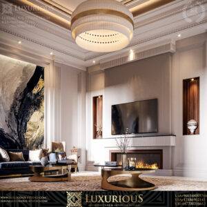 FAMILY LIVING ROOM DESIGN تصميم غرفة المعيشة