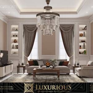 FAMILY LIVING ROOM DESIGN تصميم غرفة المعيشة