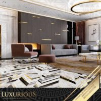 تصميم غرفة المعيشة العائلية