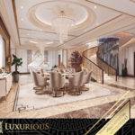 تصميم غرفة المعيشة العائلية