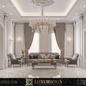 FAMILY LIVING ROOM DESIGN تصميم غرفة المعيشة