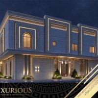 تصميم واجهات فلل معاصرة