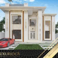 تصميم واجهات فلل معاصرة