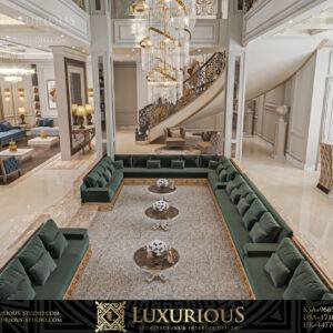 FAMILY LIVING ROOM DESIGN تصميم غرفة المعيشة