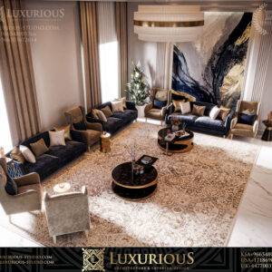 FAMILY LIVING ROOM DESIGN تصميم غرفة المعيشة