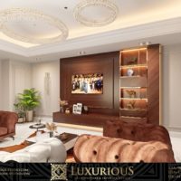 تصميم غرفة المعيشة العائلية