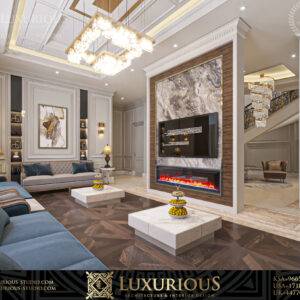 FAMILY LIVING ROOM DESIGN تصميم غرفة المعيشة