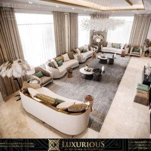 FAMILY LIVING ROOM DESIGN تصميم غرفة المعيشة