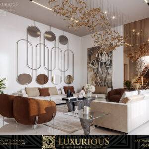 FAMILY LIVING ROOM DESIGN تصميم غرفة المعيشة