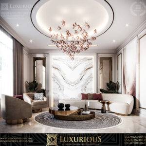 FAMILY LIVING ROOM DESIGN تصميم غرفة المعيشة