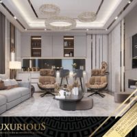 تصميم غرفة المعيشة العائلية