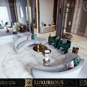 FAMILY LIVING ROOM DESIGN تصميم غرفة المعيشة