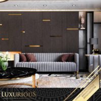 تصميم غرفة المعيشة العائلية