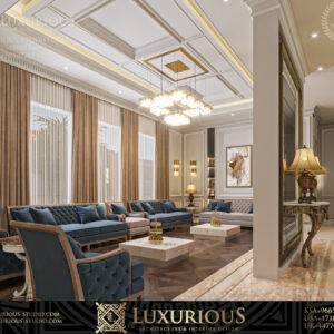 FAMILY LIVING ROOM DESIGN تصميم غرفة المعيشة