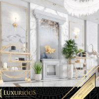 تصميم غرفة المعيشة العائلية