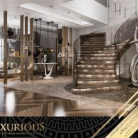 تصميم غرفة المعيشة العائلية