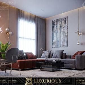 FAMILY LIVING ROOM DESIGN تصميم غرفة المعيشة
